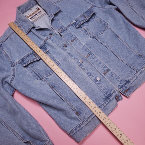 Vtg Georges Marciano for Guess denim jacket - Picture 6 of 7